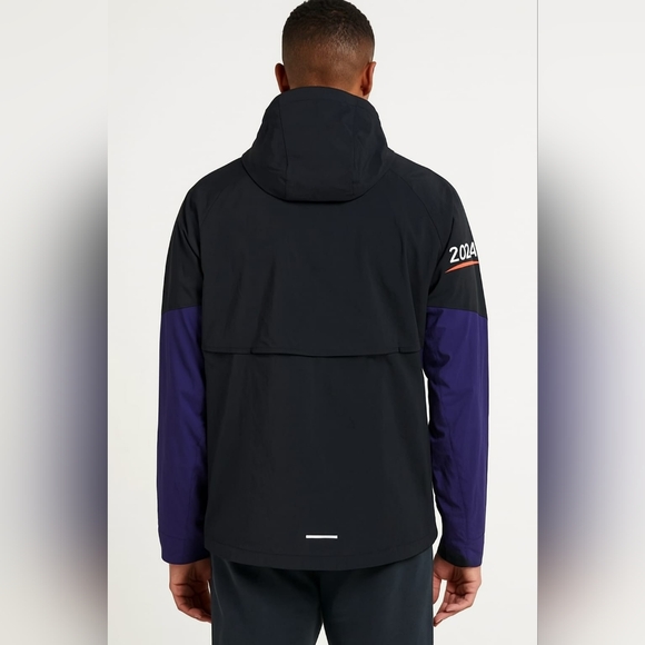 Nike 2024 Chicago Marathon Windrunner Running Jacket Black FV6204-010 - Picture 2 of 13